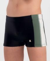 Sunga Mash 310.76 Boxer Lisa com recorte Infantil.