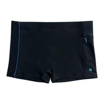 Sunga Mash Boxer Liso Cordão p/ Ajuste Perfeito e Bolso com Zíper Invisível Sunga Mash Boxer Liso Cordão p/ Ajuste Perfeito e Bolso com Zíper Invisível