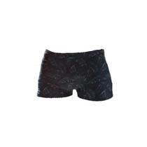 Sunga Mash Estampada Mix de Folhas Masculina - Preto