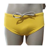Sunga Moda Praia Cavada Amarela Sunga Moda Praia Cavada Amarela