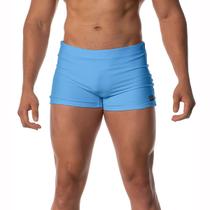 Sunga Original Lisa Natação Praia Masculina Azul Boxer