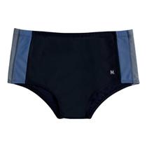 Sunga Praia Slip Com Recorte Listras Laterais Conforto