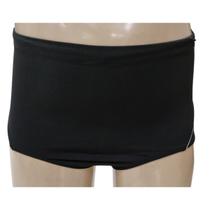 Sunga Reta Masculina Forro Duplo Frente e Atrás Básica Preta Plus Size Tamanho Especial