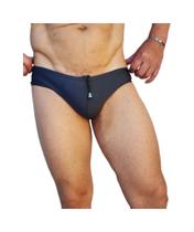 sunga sexy slip com tule transparência na parte de trás