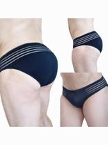 Sunga slip listra continua 10 Cm De Lateral