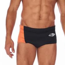 Sunga slip Mormaii - Preto/Laranja
