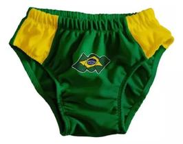 Sunga Sublimada Infantil (2, 4 E 6 Anos) Ref.: 201 - Brasil Sunga Sublimada Infantil (2, 4 E 6 Anos) Ref.: 201 - Brasil