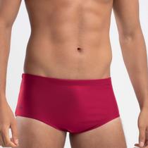 Sunga Sungão Lisa Slip Mash Básica Moda Praia Verão Adulto Masculina Com Vivo Lateral