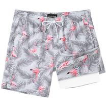 Sunga SURF CUZ 7" Secagem Rápida com Compressão Cinza Flamingo XL Sunga SURF CUZ 7" Secagem Rápida com Compressão Cinza Flamingo XL