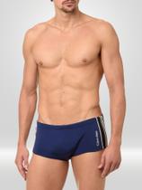 Sunga Trunk Lisa Com Gorgurão Calvin Klein Swimwear Marinho