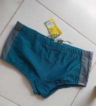 Sunga verde com lateral cinza boxer da sol e agua