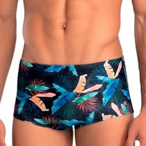 Sungão Boxer FPS 50+ Estampado Folhagem Praia Mash