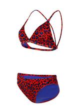 Sunkini Biquini Speedo Adulto Open Lana Jaguar Vermelho