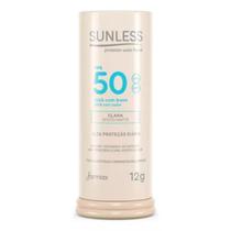 Sunless ProtetorSolar Base FPS50 Efeito Matte Cor Clara 12g