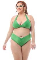 Sunquini Plus Size Verde Botânico
