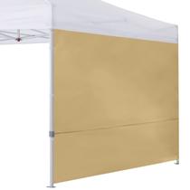 SunWall COOSHADE Toldo Instantáneo 10x10 Beige 1 Panel Lateral