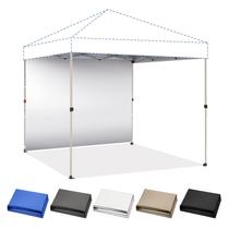 SunWall para Carpa Plegable de 8x8 CROWN SHADES Plata