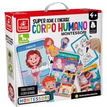 Super ache e encaixe corpo humano - brincadeira de criança - 3256