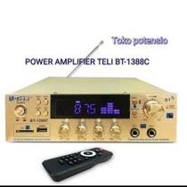 Super amplificador BT-1388, Stereo Bluetooth Amplifier karaoke gravador fm sd card usb