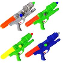 Super Arminha de Água Pistola Lançador de Agua Jato Duplo Flix Water - Kit com 4 - Futuro Kids