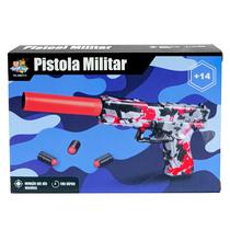 Super Arminha de Brinquedo Lançador de Dardos com Capsolas Glok Exército Infantil Super Arminha de Brinquedo Lançador de Dardos com Capsolas Glok Exército Infantil