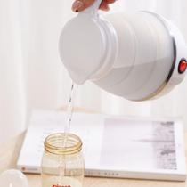 Super arra Chaleira Elétrica Dobrável Silicone 110v Viagens Portátil 600w Cor Branco Rosa Azul