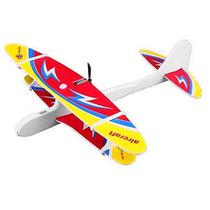 Super Avião de Brinquedo Manobras 360 Elétrico Lança Manual