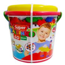 Super Baldinho 40 Peças - Riber Brink Super Baldinho 40 Peças - Riber Brink