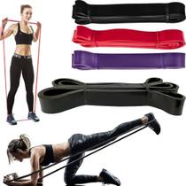 Super Band Banda Elástica Extersor Borracha Exercício Treino Resistência Média Super Band Banda Elástica Extersor Borracha Exercício Treino Resistência Média