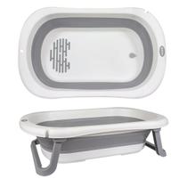 Super Banheira Infantil Antiderrapante KaBaby Cinza