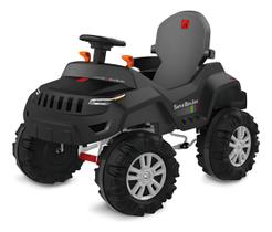 Super Banjipe Reclinável Com Capota Passeio E Pedal Preto Preto/cinza