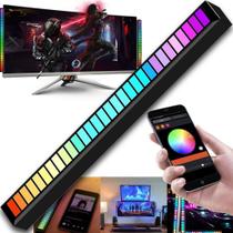 Super Barra Torre De Led Rítmica Rgb Gamer Sensor Som Tv Pc