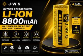 Super Bateria 26650 JWS 8800mAh 3,7V Alta Performance