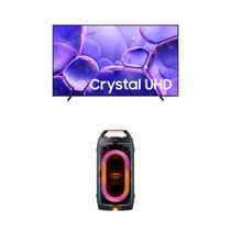 Super Big Smart TV 85” Crystal UHD 4K U8100F + Sound Tower MX ST40F 160W
