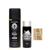 Super Billion Hair 8g + Fixador Instant Hair Plus 250ml