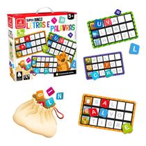 Super Bingo Letras e Palavras Jogo Infantil Brinquedo Educativo Alfabetização Brincadeira de Criança 5 anos Super Bingo Letras e Palavras Jogo Infantil Brinquedo Educativo Alfabetização Brincadeira de Criança 5 anos