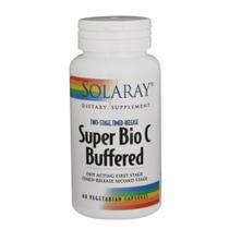 Super Bio C Buffered 60 cápsulas da Solaray (pacote com 6)