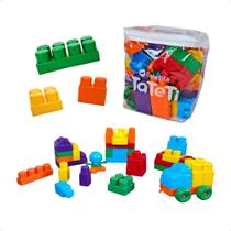 Super Blocks Blocos de Encaixe para Montar Brinquedos Educativos para Bebê 97 peças Tateti 9 meses Super Blocks Blocos de Encaixe para Montar Brinquedos Educativos para Bebê 97 peças Tateti 9 meses
