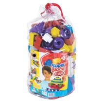 Super Blocks Bolsa - 80 Peças - World Blocks - ALGAZARRA BRINQUEDOS