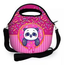 Super Bolsa Lancheira Térmica Escolar - Panda Docinho Super Bolsa Lancheira Térmica Escolar - Panda Docinho