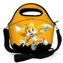 Super Bolsa Lancheira Térmica Escolar - Tails Sonic
