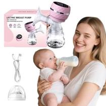 SUPER Bomba Tira Leite Materno Elétrica Usb Sucção Com Coletor