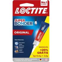 Super Bonder Loctite Original 3,6g Super Bonder Loctite Original 3,6g