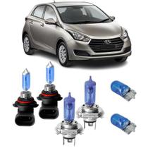 Super branca farol alto baixo milha hyundai hb20 16 17 18 19