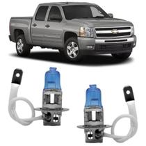 Super branca farol milha chevrolet silverado 2000 ate 2013