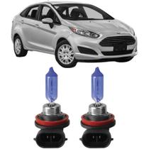 Super branca farol milha ford new fiesta 2014 ate 2015 h11