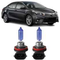 Super branca farol milha toyota corolla 2015 ate 2017 h11