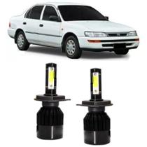 Super branca led toyota corolla foco simples 6000k 2d 12/24v