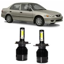 Super branca led toyota corolla foco simples 6k 2d 12/24v