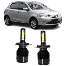 Super branca led toyota etios foco simples 6000k 2d 12/24v